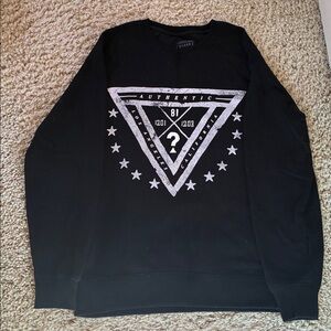 Guess Johnny Raglan Sleeve Crewneck Sweatshirt